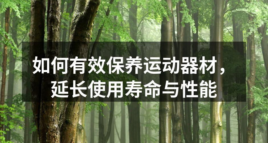 如何有效保养运动器材，延长使用寿命与性能
